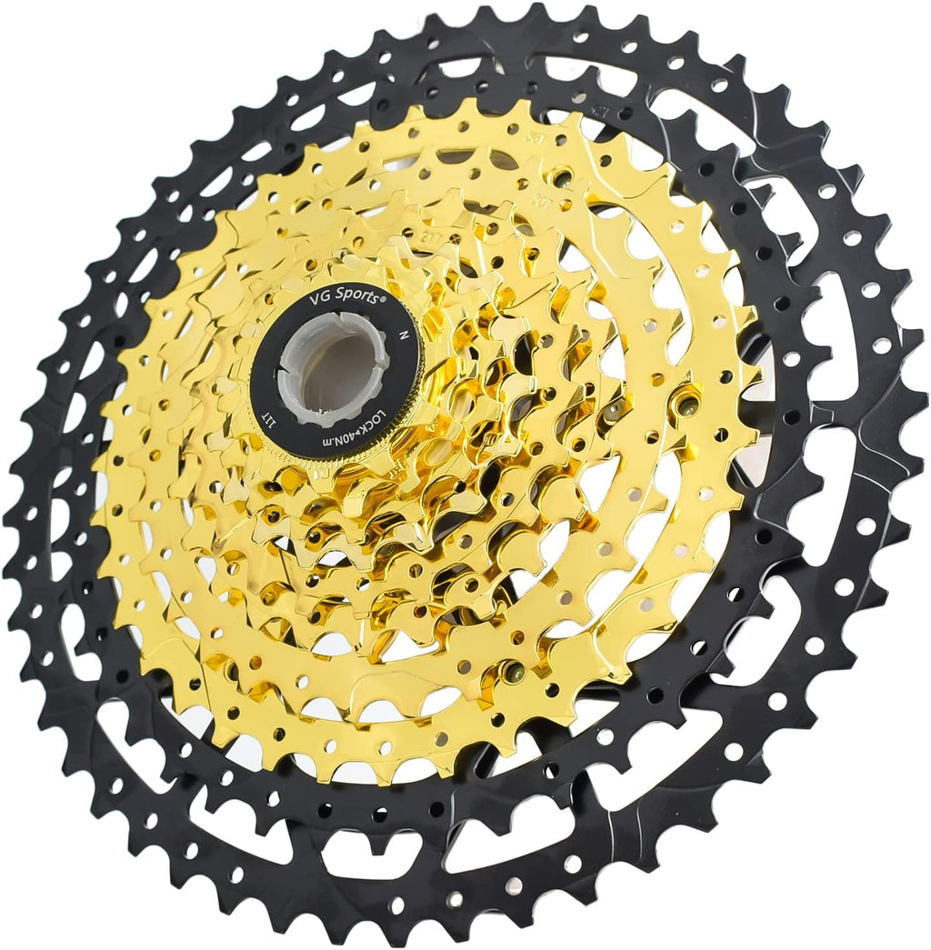 8/9/10/11/12 Speed Ultra-Light Bike Cassette 11-40T/11-42T/11-46T/11-50T/11-52T MTB Cassette Lightweight Aluminum Bracket Cassette Compatible with Shimano/SARM Pack of 2 D762
