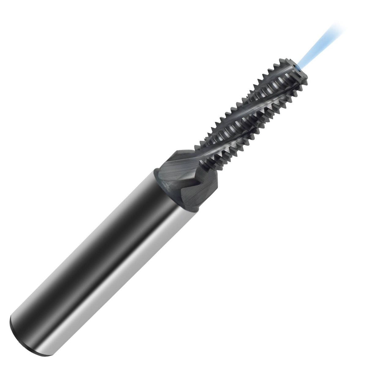 M14 x 2.00 Spiral Flute Carbide Thread Mill with Countersink N493