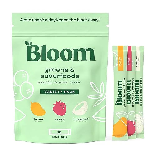 Super Greens Powder Juice & Smoothie Mix Stick Packs B309