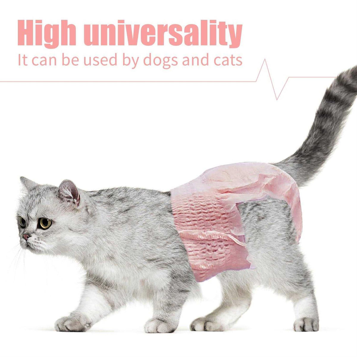 Disposable Dog Diapers Female, 10 Pcs Stretchy R4870