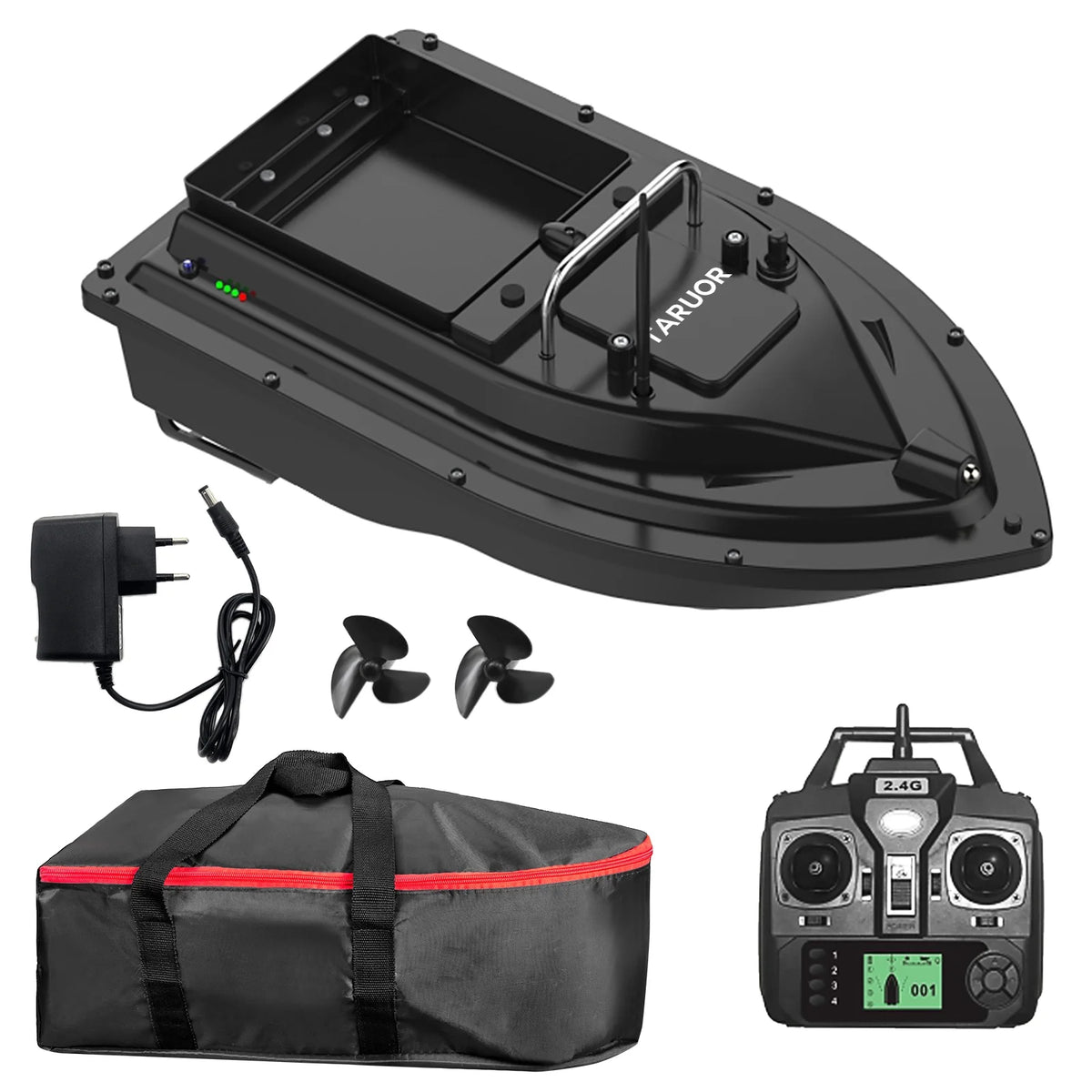 Fishing Bait Boat with Large Bait Container, 400-500M Remote T99291