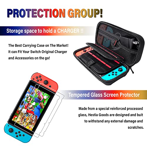 18 in 1 Carrying Case Screen Protector Playstand Game Case Joystick Cap Charging Dock Steering Wheel Bundle C963