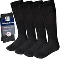 Diabetic Over the Calf Knee High Cotton Socks 4 Pairs X132