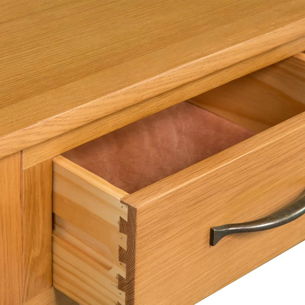 Solid Oak Wood Console Table S40630