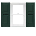 Mid America Raised Panel Vinyl Shutters (1 Pair) - 14.75 x 55 122 Midnight Green C24895