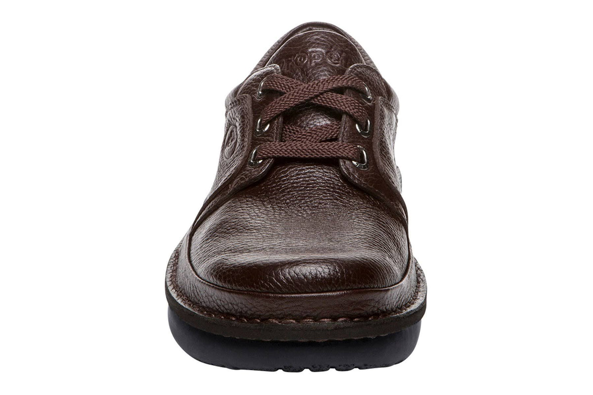 Brown Grain Leather Shoes D62288