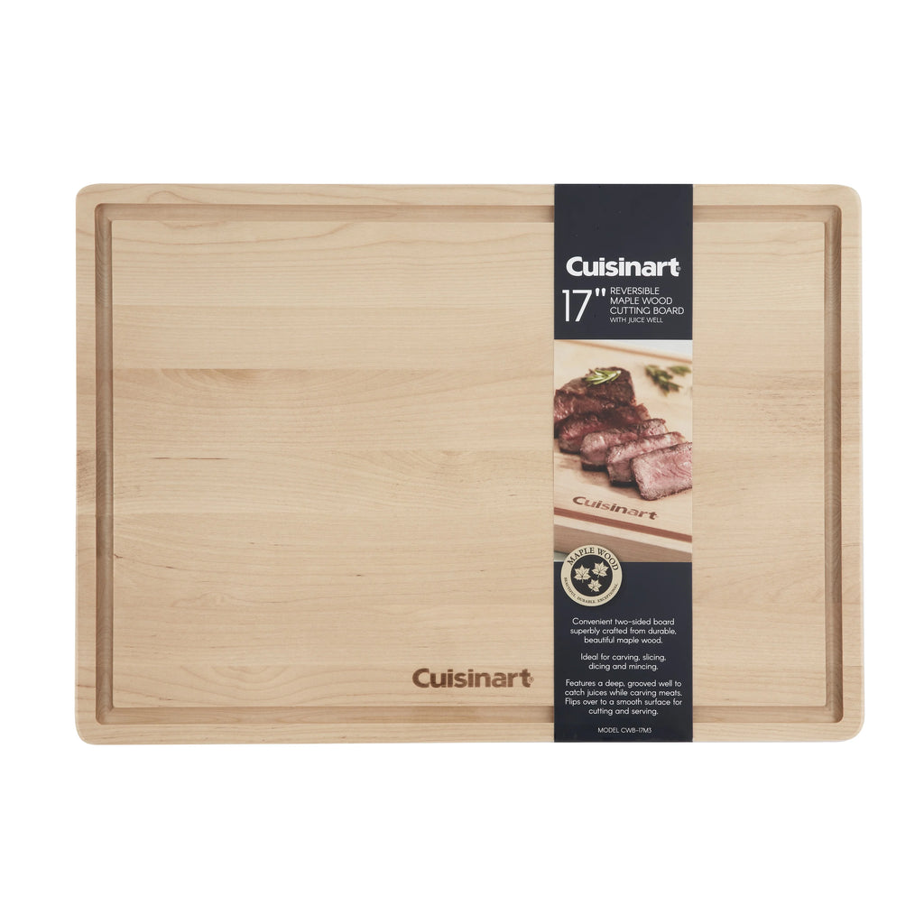 17” Reversible Maple Wood Cutting Board E1574