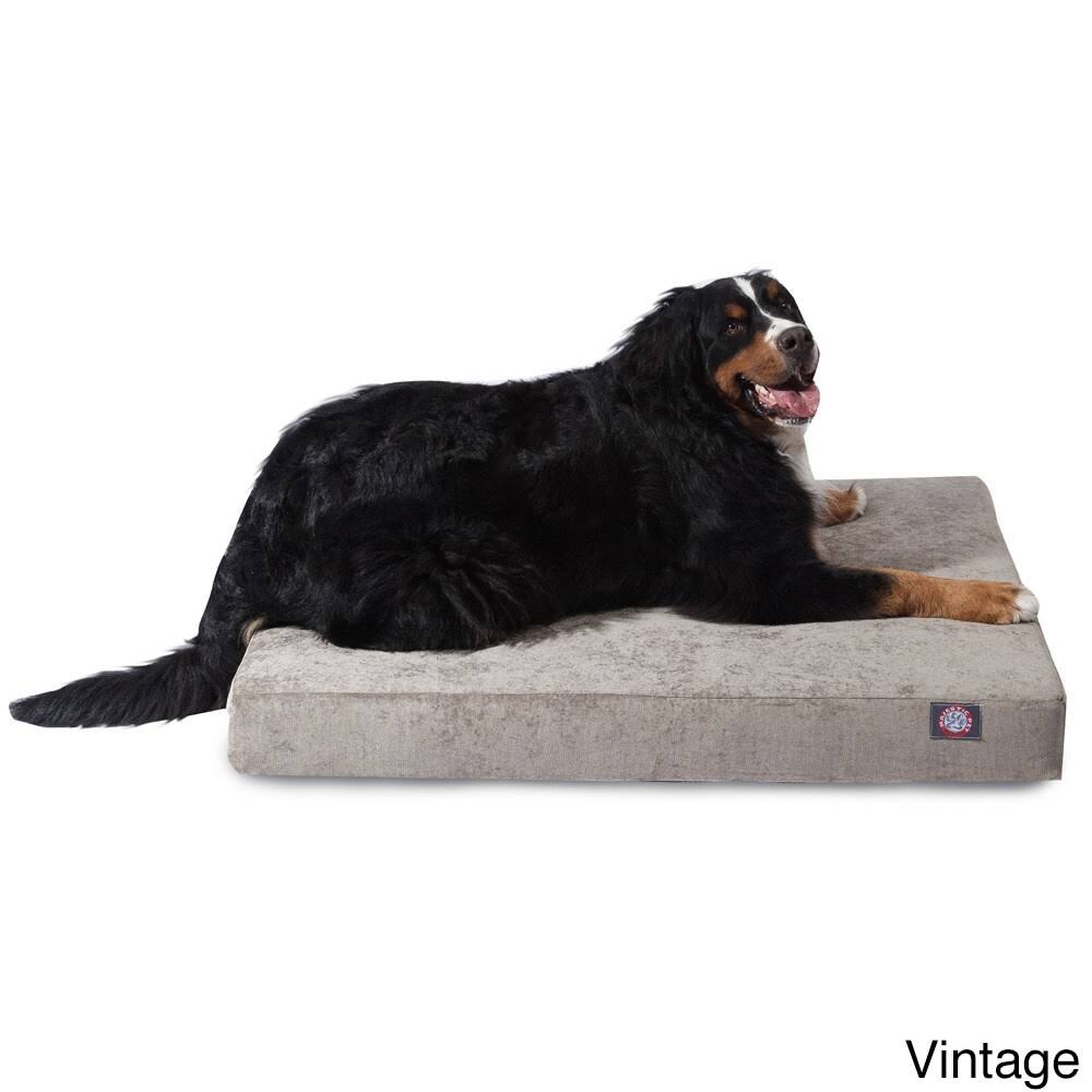 Large Orthopedic Memory Foam Rectangle Dog Bed M25575