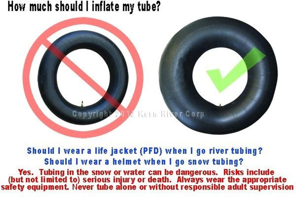 8 Pack 38" Rubber Snow Tube Y152