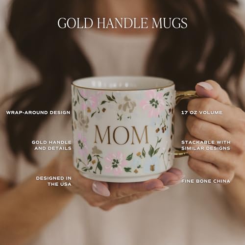 14oz Christmas Mug with Gold Handle N490239