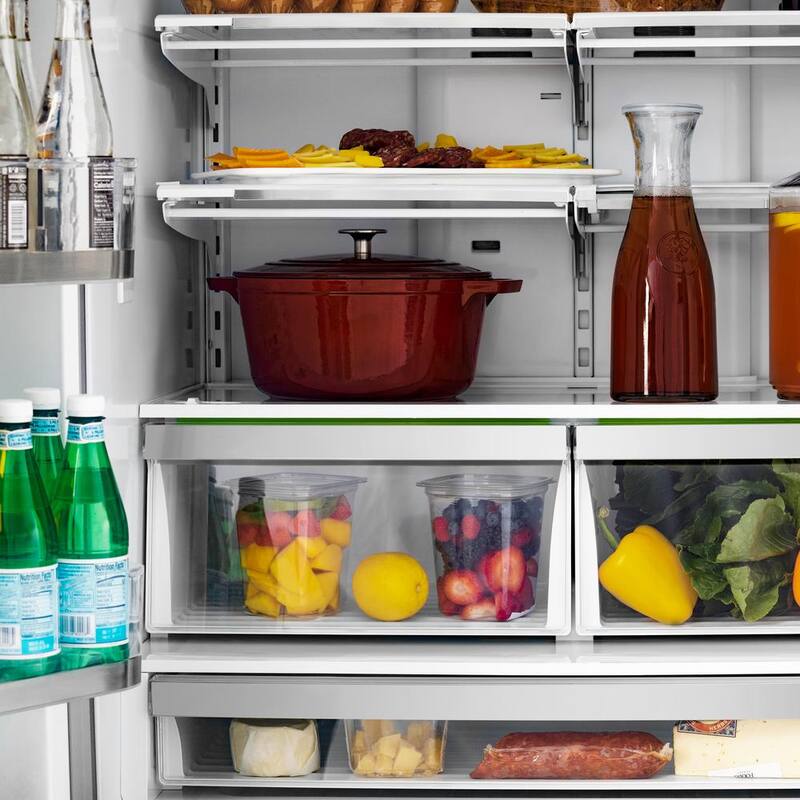 36 in. 4-Door French Door Refrigerator with Ice Maker in Stainless Steel K626