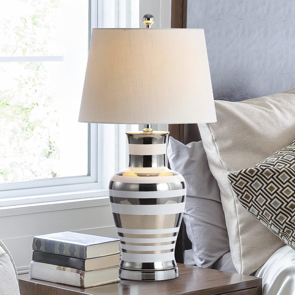 Silver White LED Table Lamp Z386