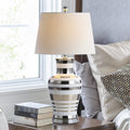 Silver White LED Table Lamp Z386
