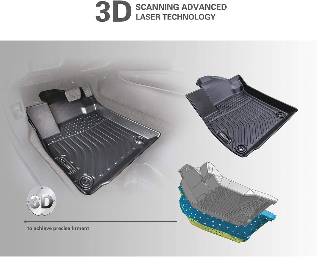 Car Floor Mats Waterproof Non-Slip Two Row Q60991