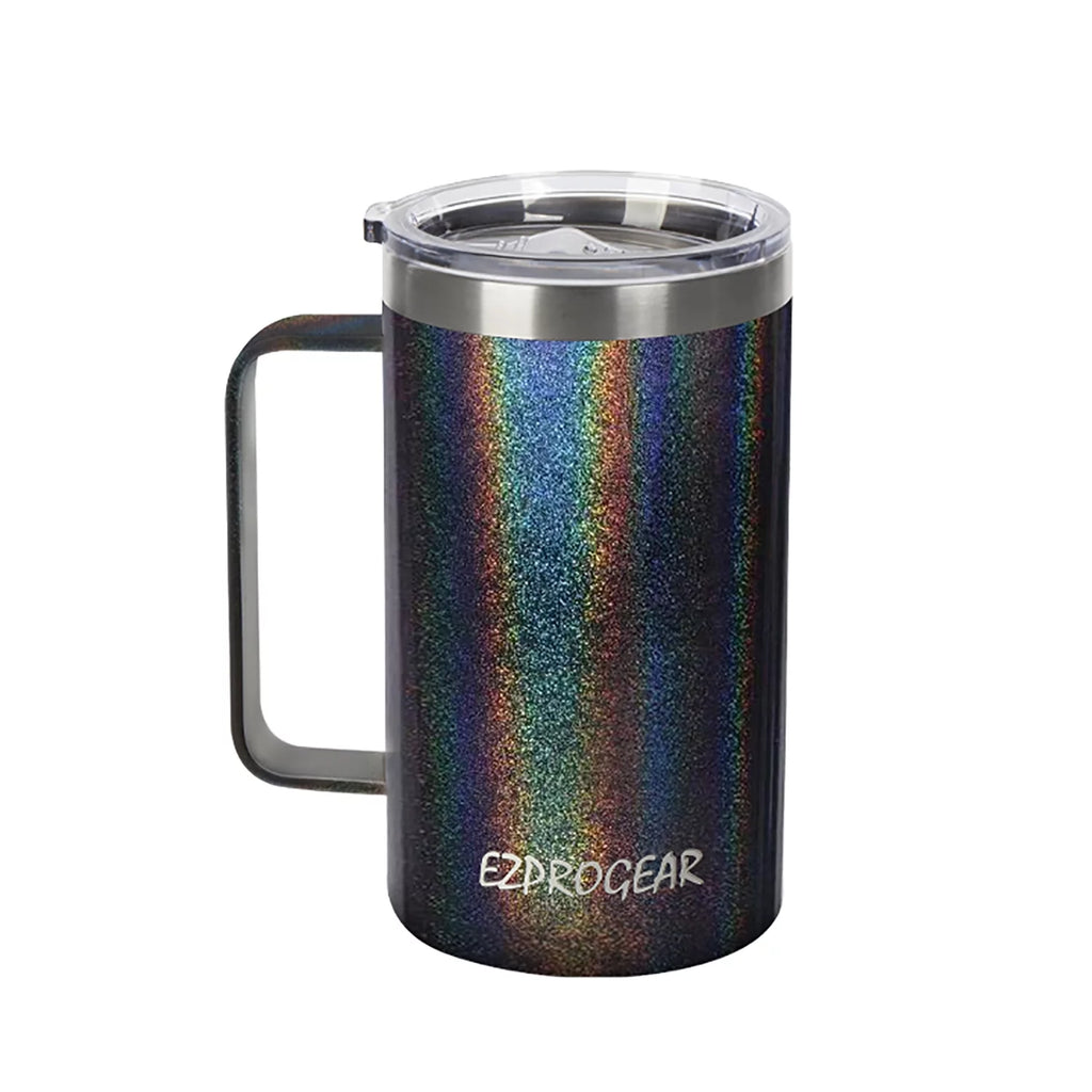 24 oz Stainless Steel Insulated Tumbler with Handle and Lid K296