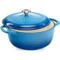 6 Quart Enamel Cast-Iron Round Dutch Oven G4188