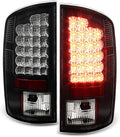 Chrome LED Tail Lights Brake Lamps Set Left+Right H12692