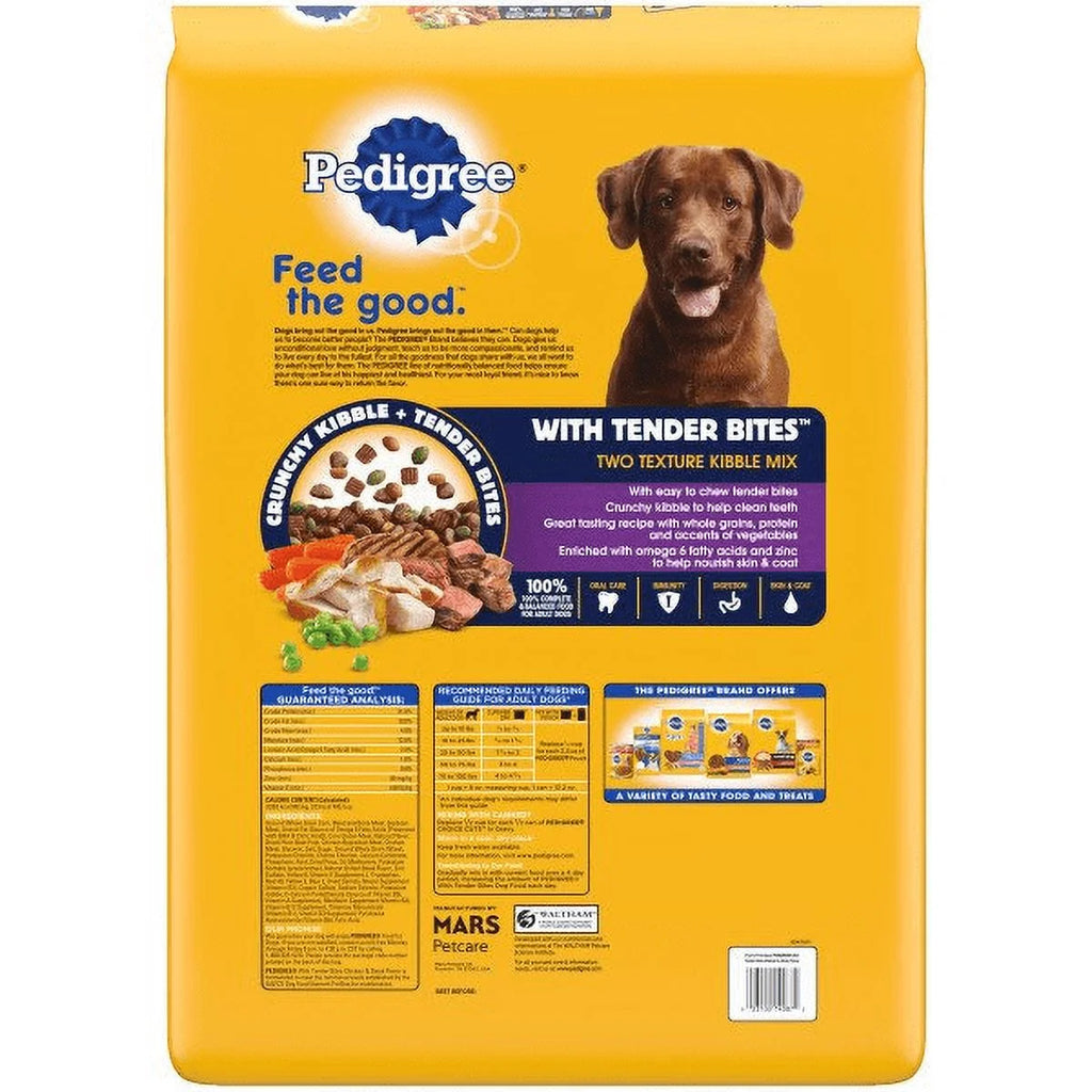Complete Nutrition Chicken & Steak Flavor Adult Dry Dog Food, 30 lb Bag U748031