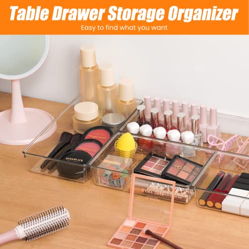 6 Pcs Clear Acrylic Drawer Organizer Set B807