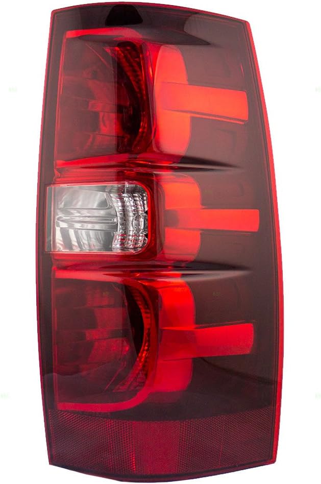 Passenger Tail Light Compatible with 2007-2014 Tahoe Pack of 2 R52353