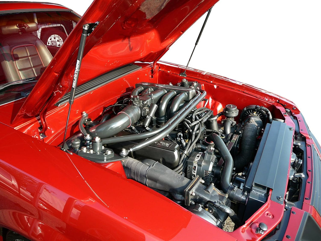 Hood QuickLIFT PLUS System Compatible with Ford Mustang & Mercury Capri 1979-1998 Q72688