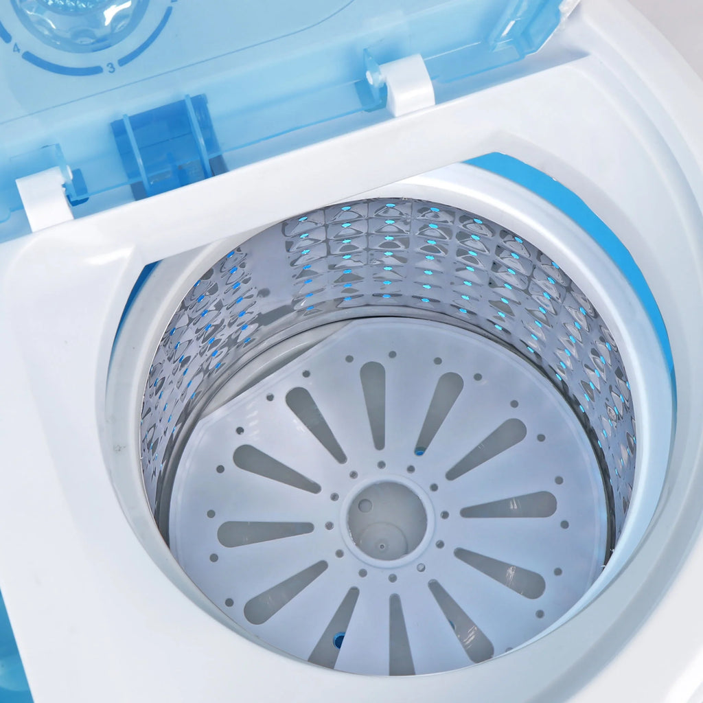 Portable Compact Washer 10lbs Blue White P36125