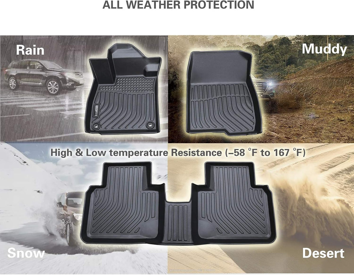 Car Floor Mats Waterproof Non-Slip Two Row Q60991
