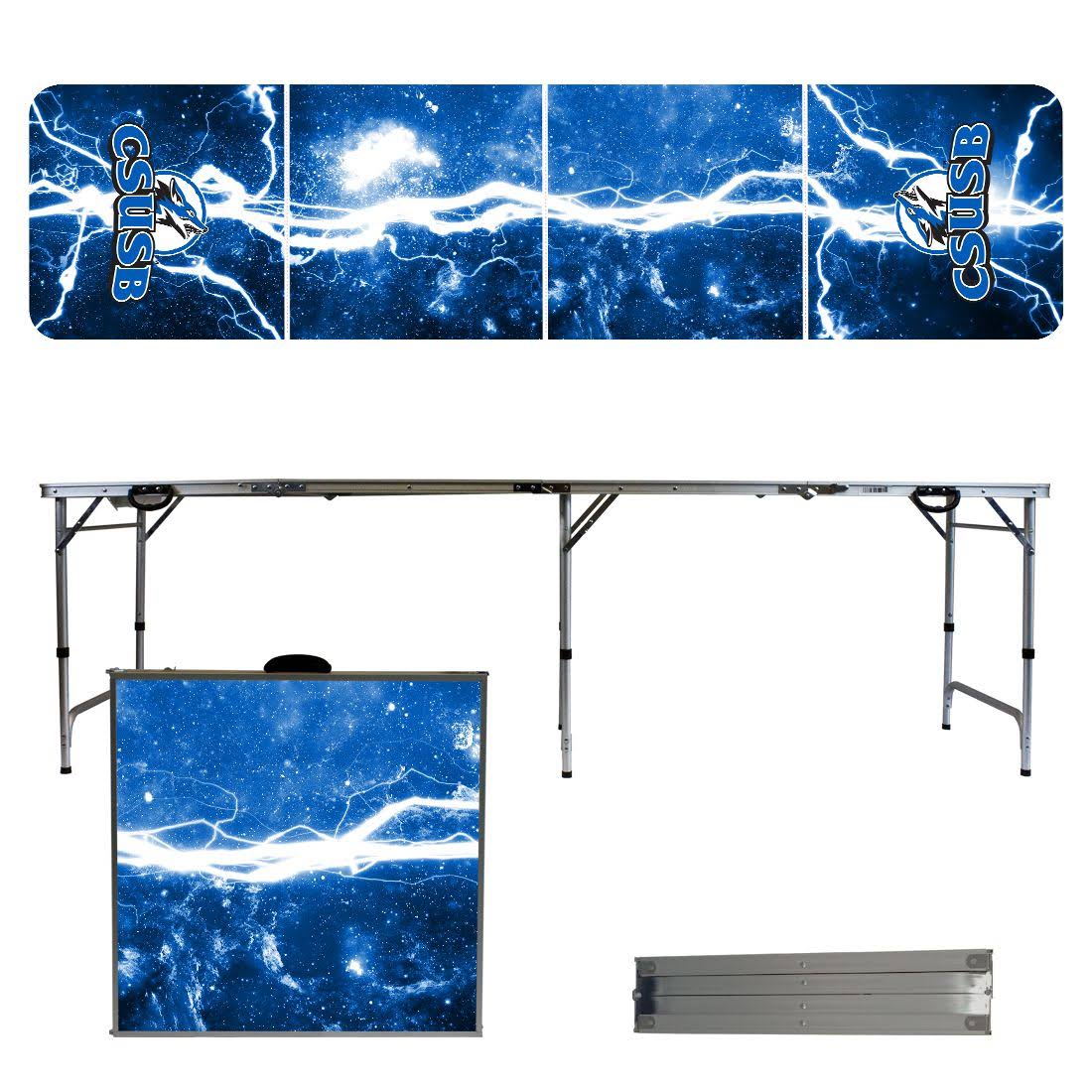 8 Foot Portable Folding Tailgate Table W483