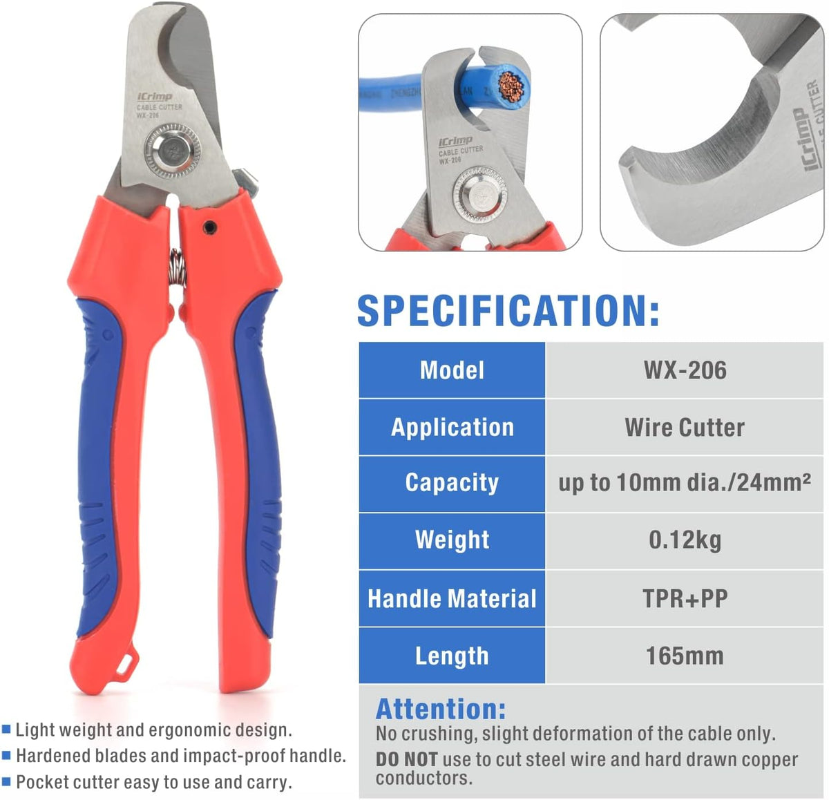 Solar PV Cable Crimping Tool Kit with Stripper, Cutter, Spanner and Connectors D857