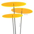 6 Suncatcher Set of 3 Yellow H1519