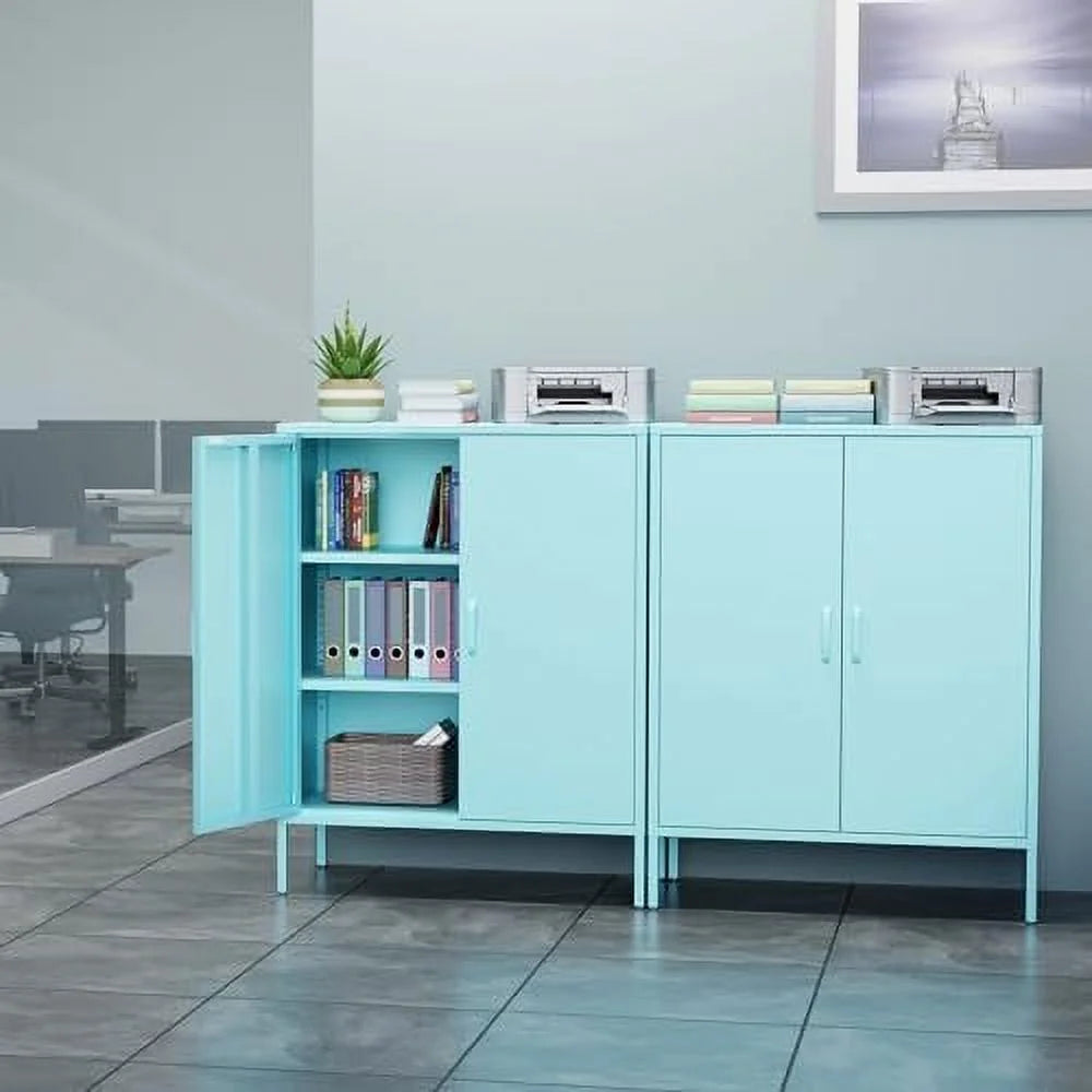 Metal Cabinet Locker with Hanging Rod and Adjustable Shelves R231