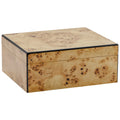Desktop Cigar Humidor with Hygrometer and Humidifier, Spanish Cedar Lined U8789