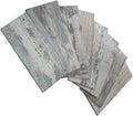 100 Piece Peel and Stick PVC Tile, 3 Inch x 6 Inch Dover Gray, Pack of 2 N580
