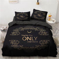 Black Bedding Set Z254573