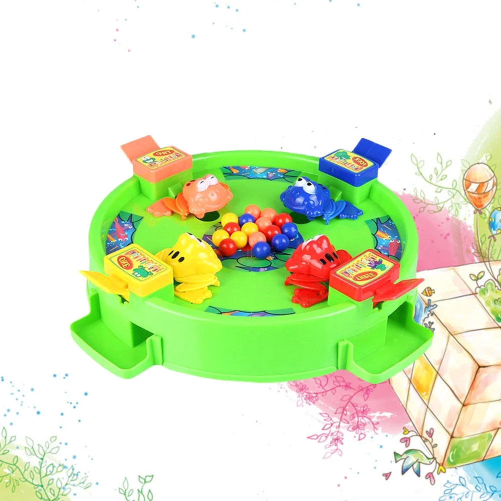 3D Battle Board Games Frogs Eating Balls Play Toy Set Table Game X458