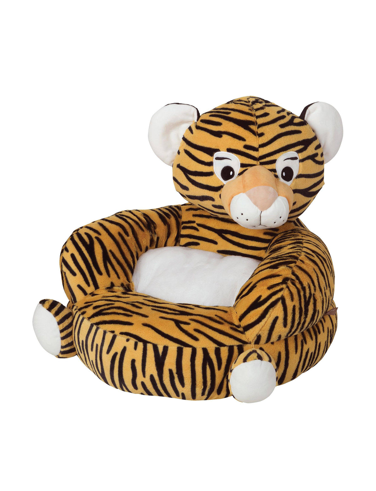 Orange Plush Tiger Character Chair E52435