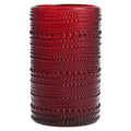 Red Iced Beverage Glasses Set of 6 H9474