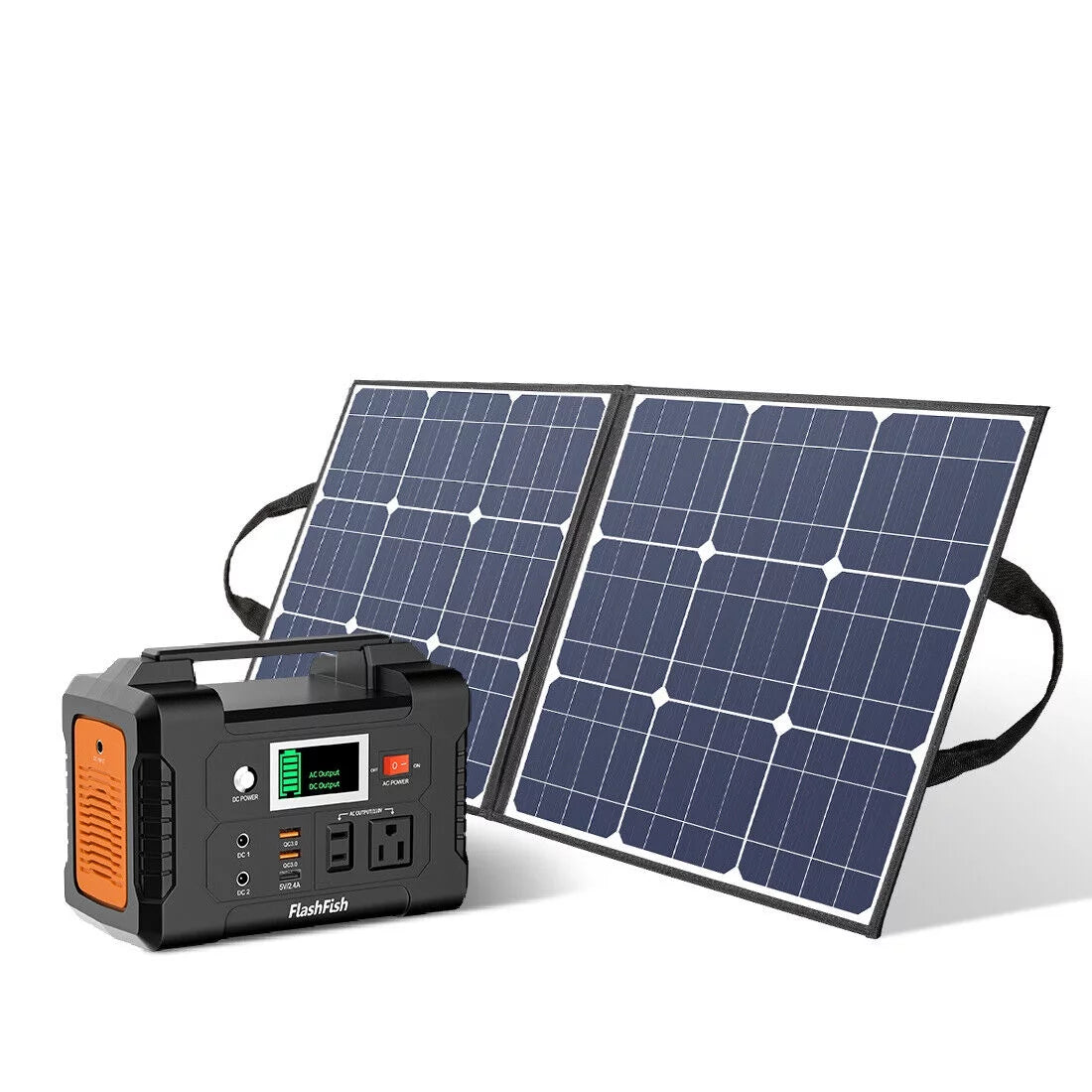 200W Portable Power Station with 50W Solar Panel Y30907