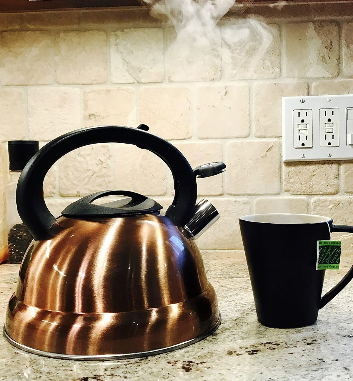3 Quart Stainless Steel Whistling Tea Kettle J5713