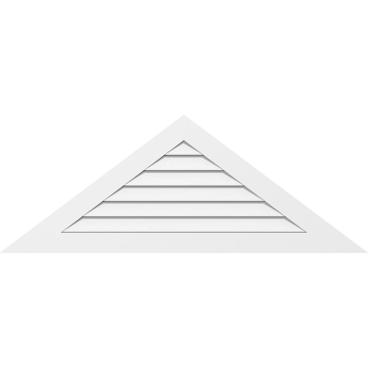 Triangle Surface Mount PVC Gable Vent D839432