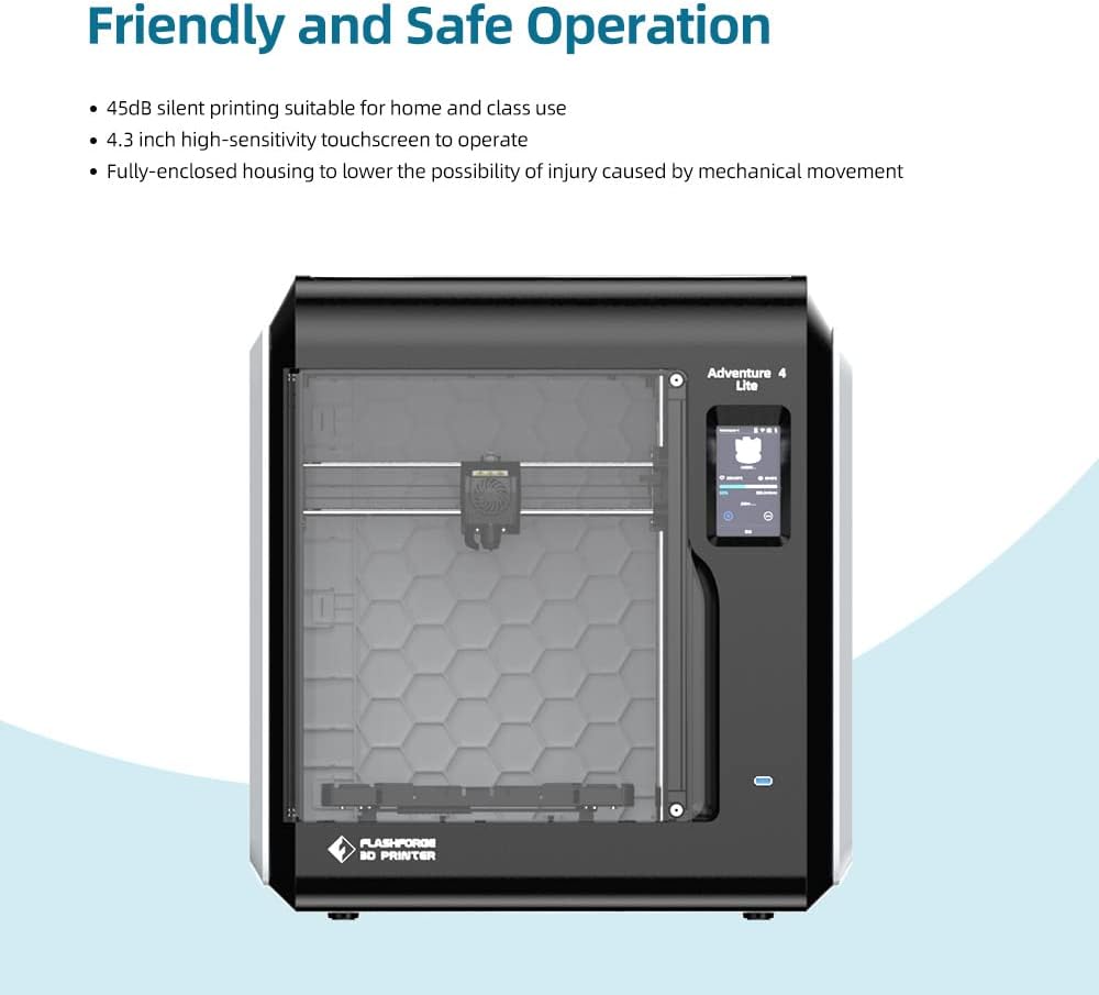 3D Printer with Carborundum Glass Platform, 220x200x250mm Printing Size G7046