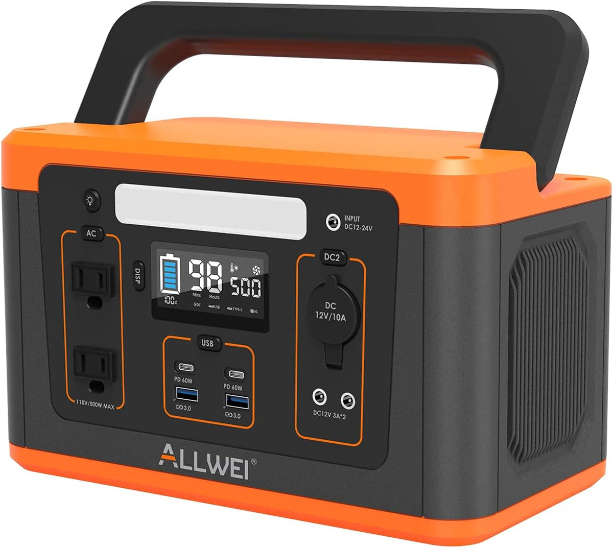 280Wh Portable Power Station with USB-C PD60W Q895