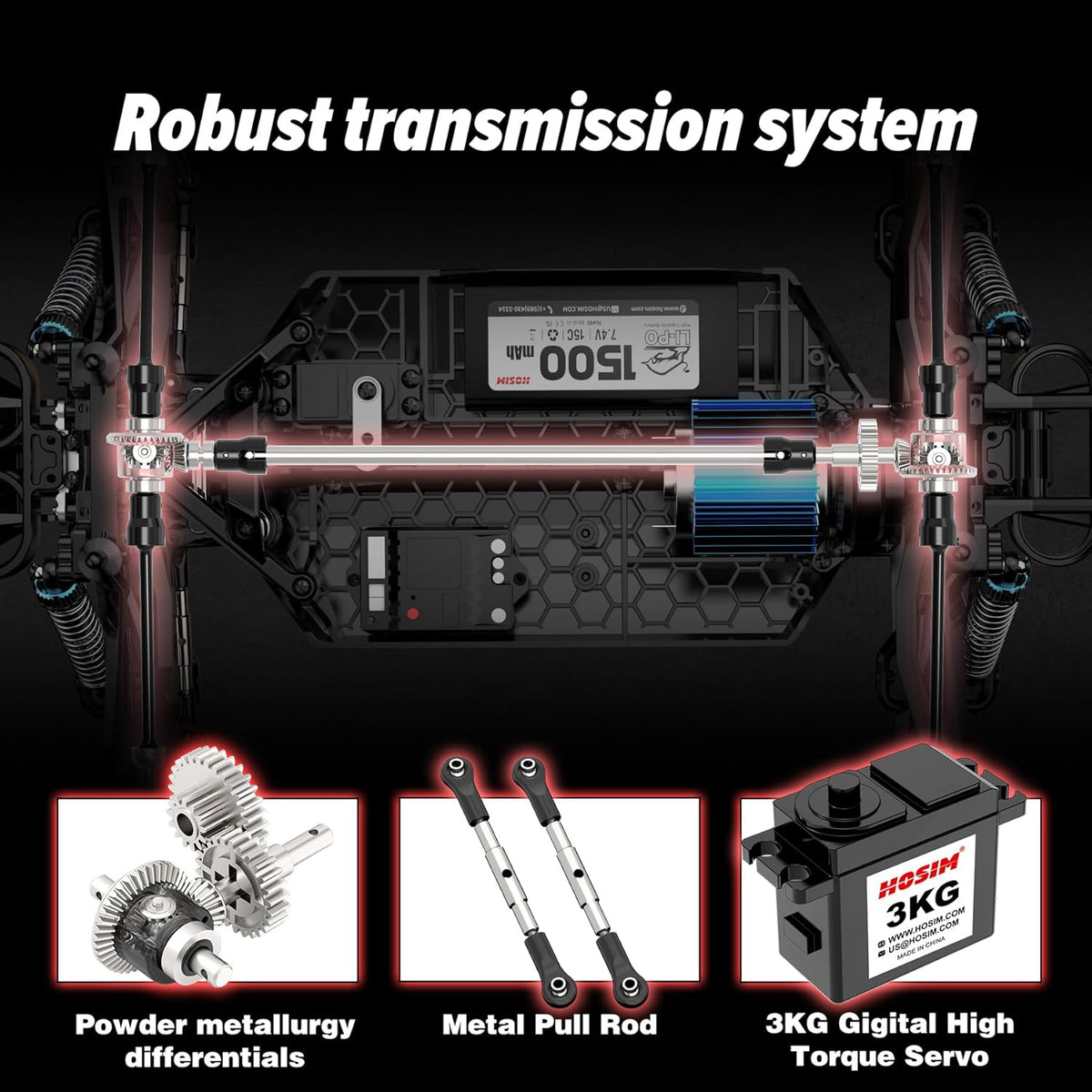 1:10 Brushless RC Truck U200