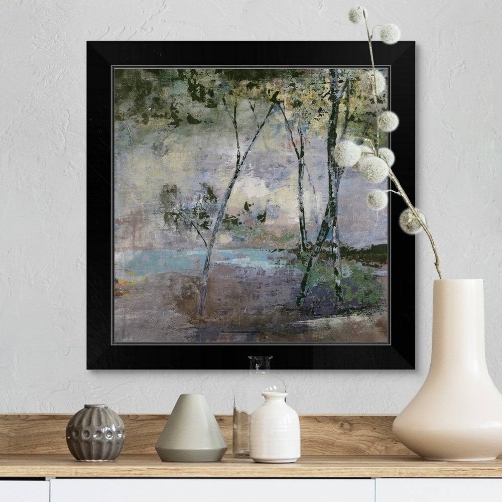Black Framed Print 16 x 16 O2025