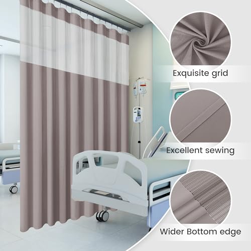 Dark Blue 9x8FT Flame Retardant Hospital Curtains B716