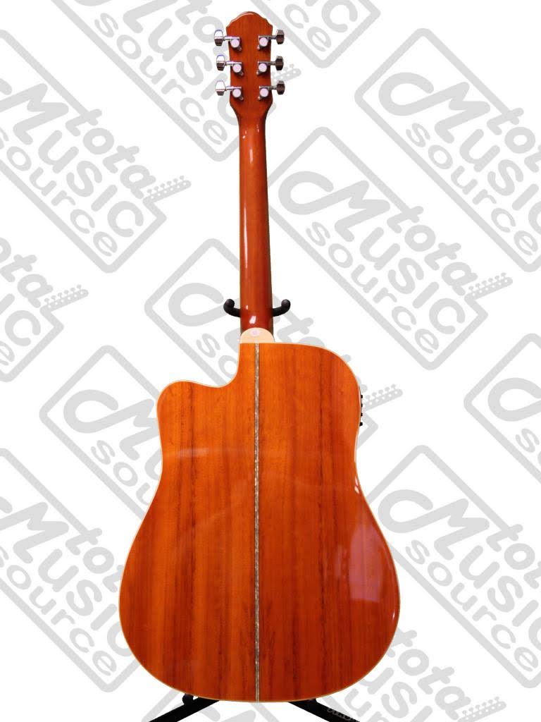 Flame Yellow Sunburst Dreadnought Guitar C50922