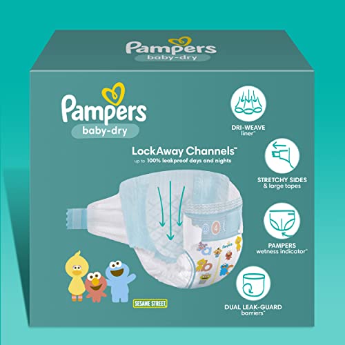 92 Count Size 4 Disposable Baby Diapers N785