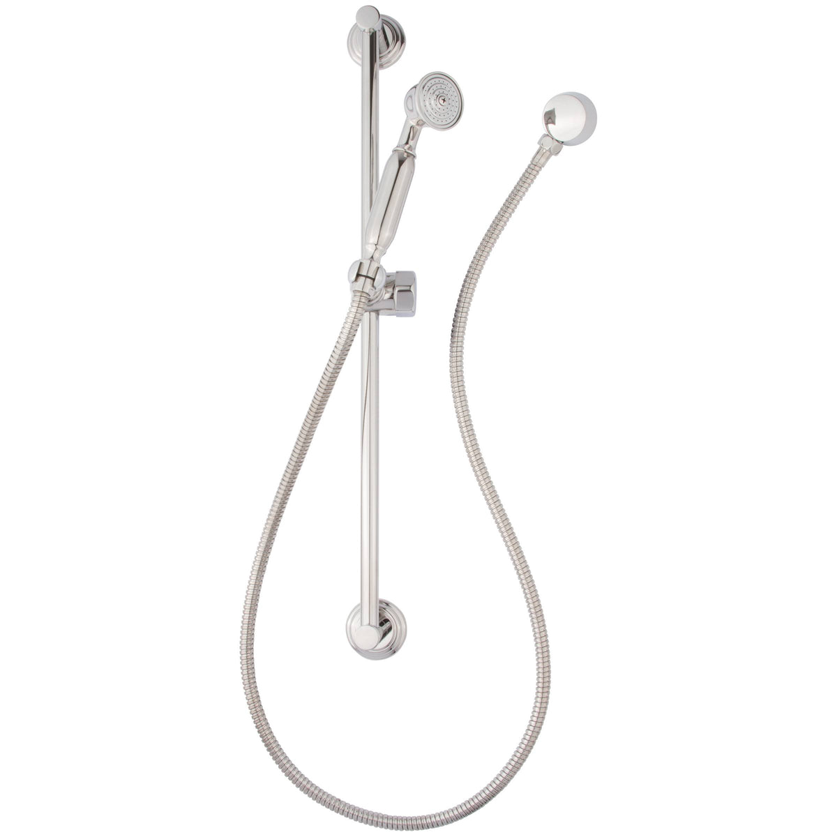 Matte White Handshower with Slide Bar J2325