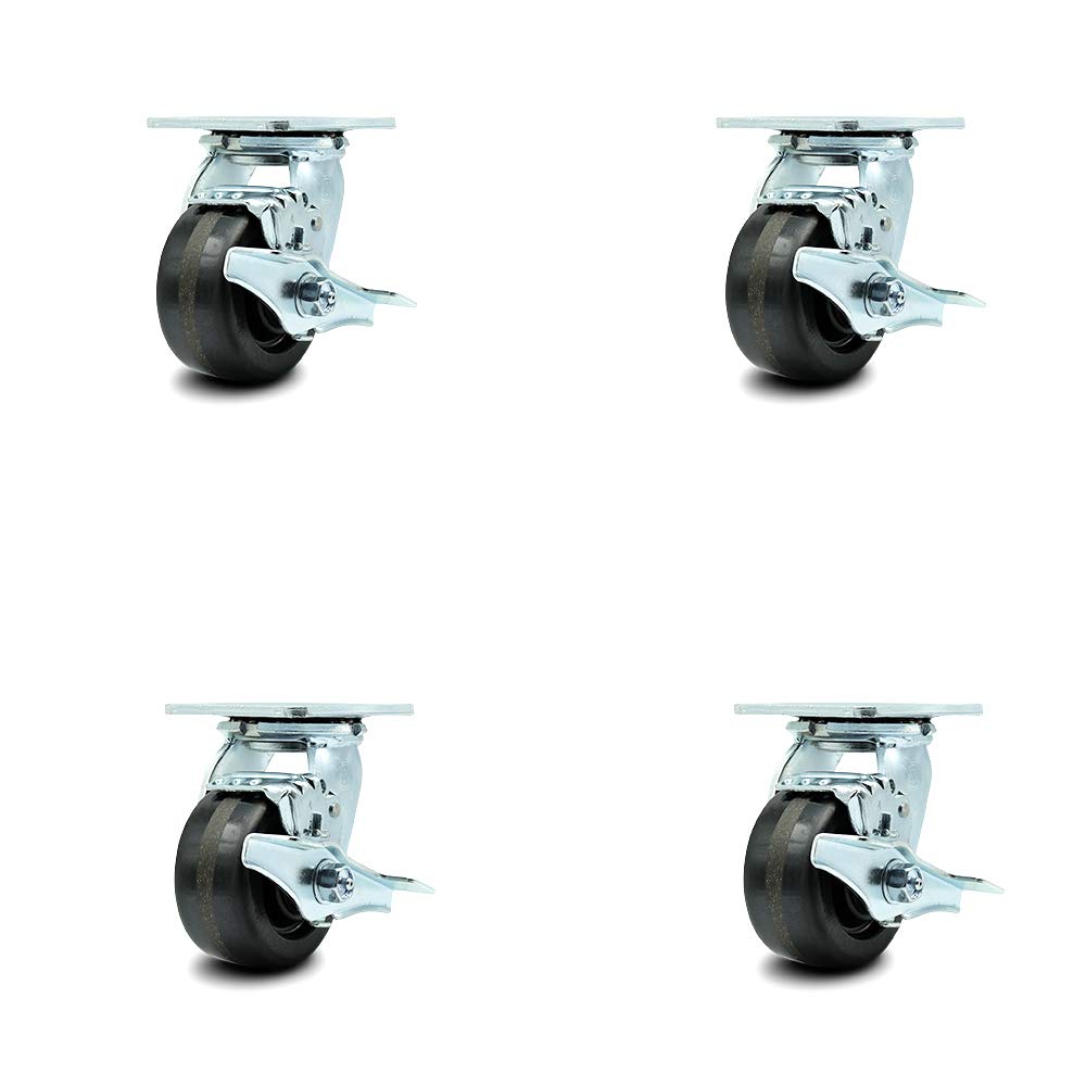 10 Inch Swivel Caster with Semi-Pneumatic Wheel P1952