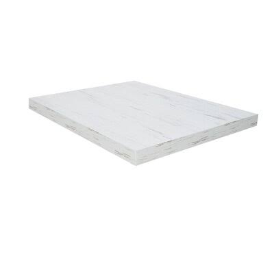 Rectangular Antique Wash Melamine Table Top with Matching Edge L3219